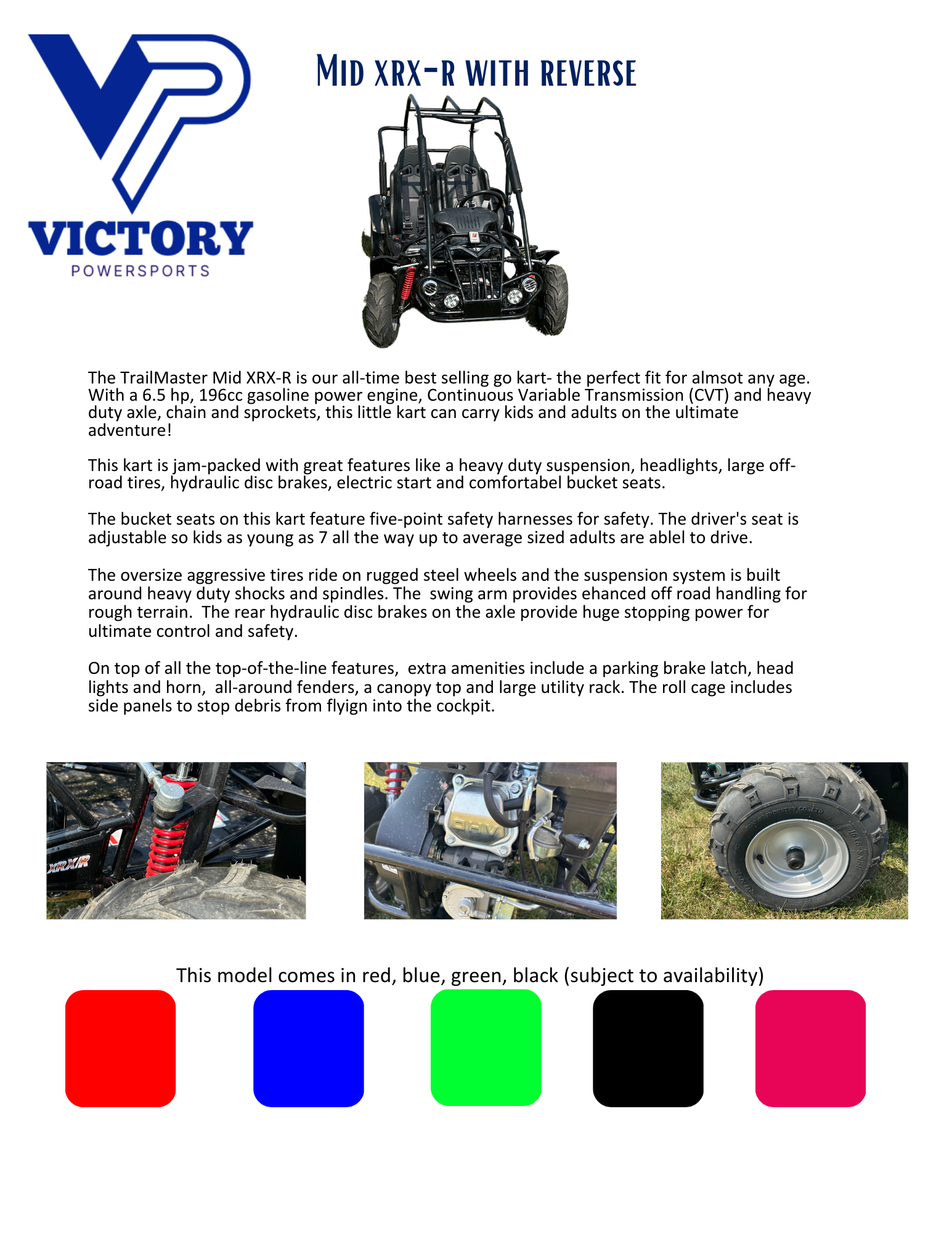 Trailmaster Mid XRX-R, best prices at Victory Powersports