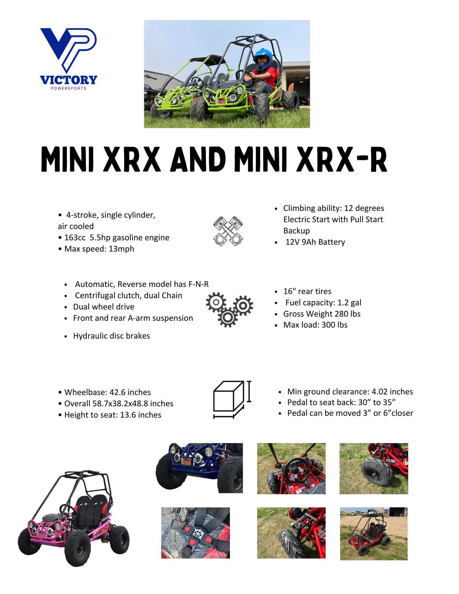 Best selling mini go kart with reverse- best price- free shipping